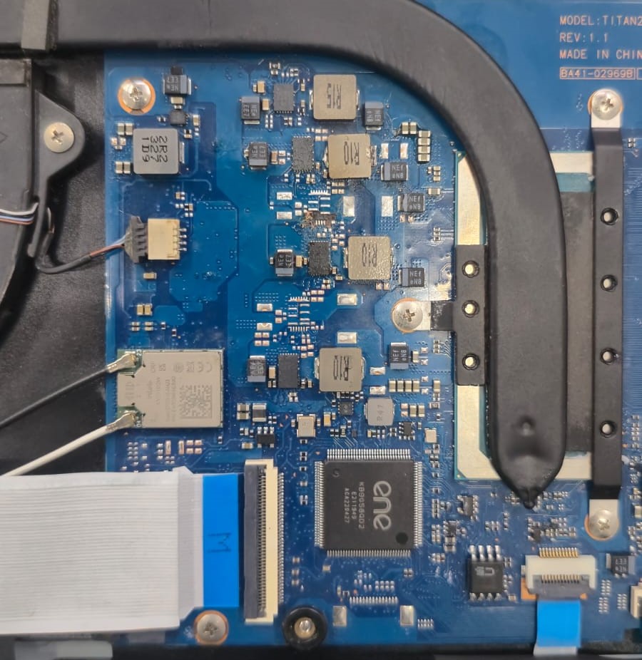 Samsung Galaxy Book CPU Power MOSFET Failure – Board-Level Repair